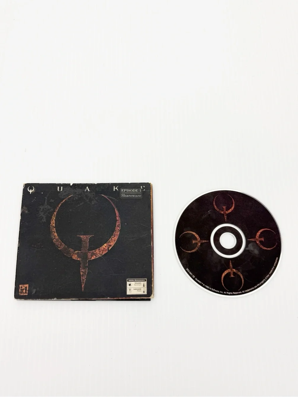 Vintage 1996 Quake Episode 1 Shareware for PC Video Game